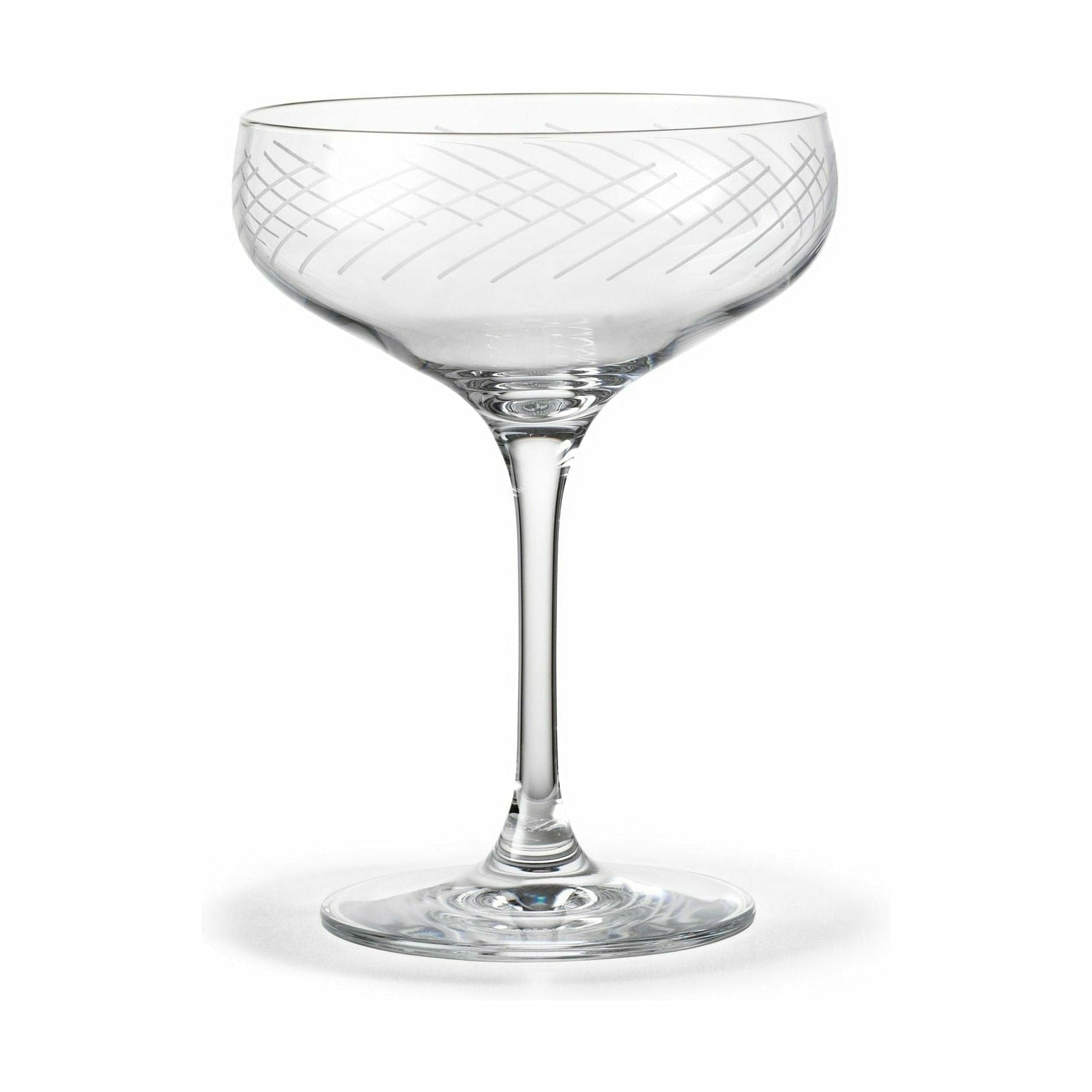 Holmegaard Cabernet Lines Lines Cocktail Glass 29 Cl Clear, 2 ks.