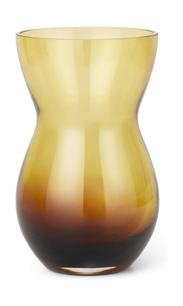 Holmegaard Calabas Duo Vase H21 cm, Burgundsko/Amber