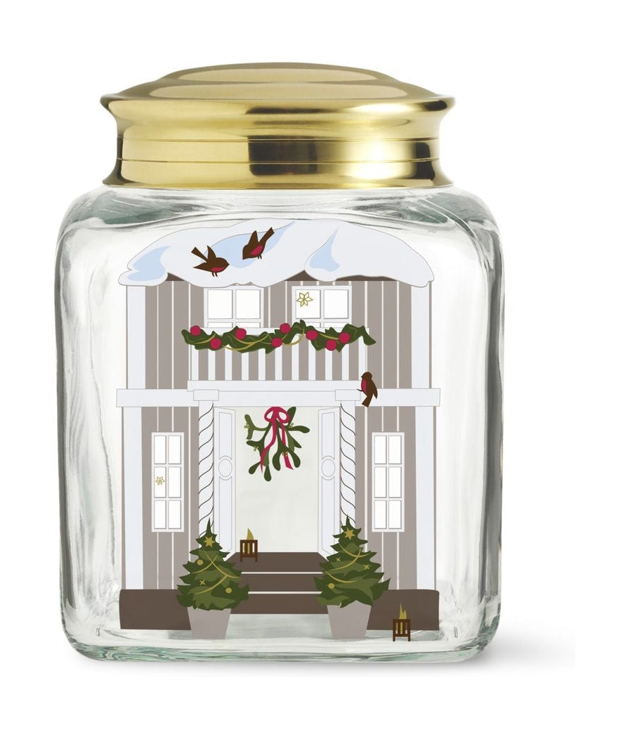 Holmegaard Christmas Christmas Biscuit Jar, H16 cm