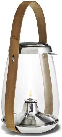 Design Holmegaard se světlou olejovou lampou, 32,5 cm