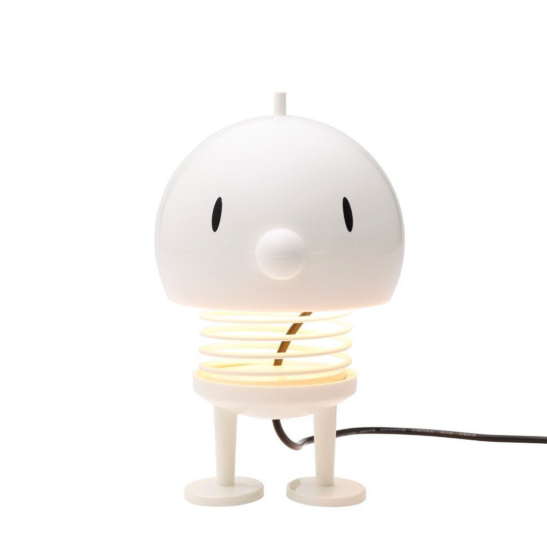 Hoptimist Bumble stolní lampa bílá, 13 cm