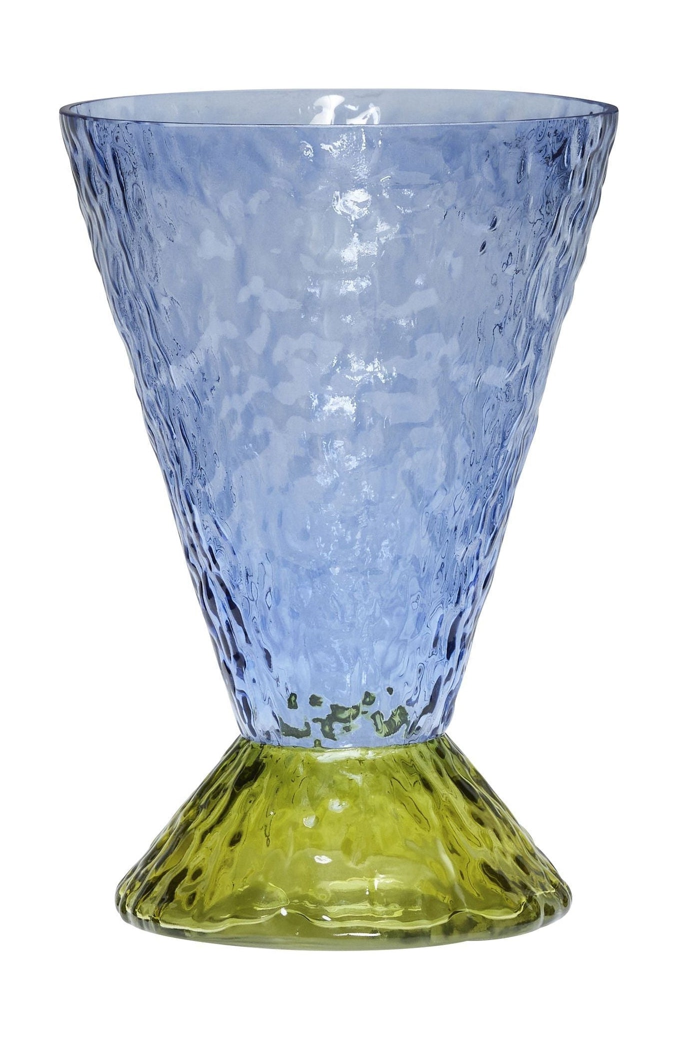 Váza Hübsch Abyss, světle modrá/oliva