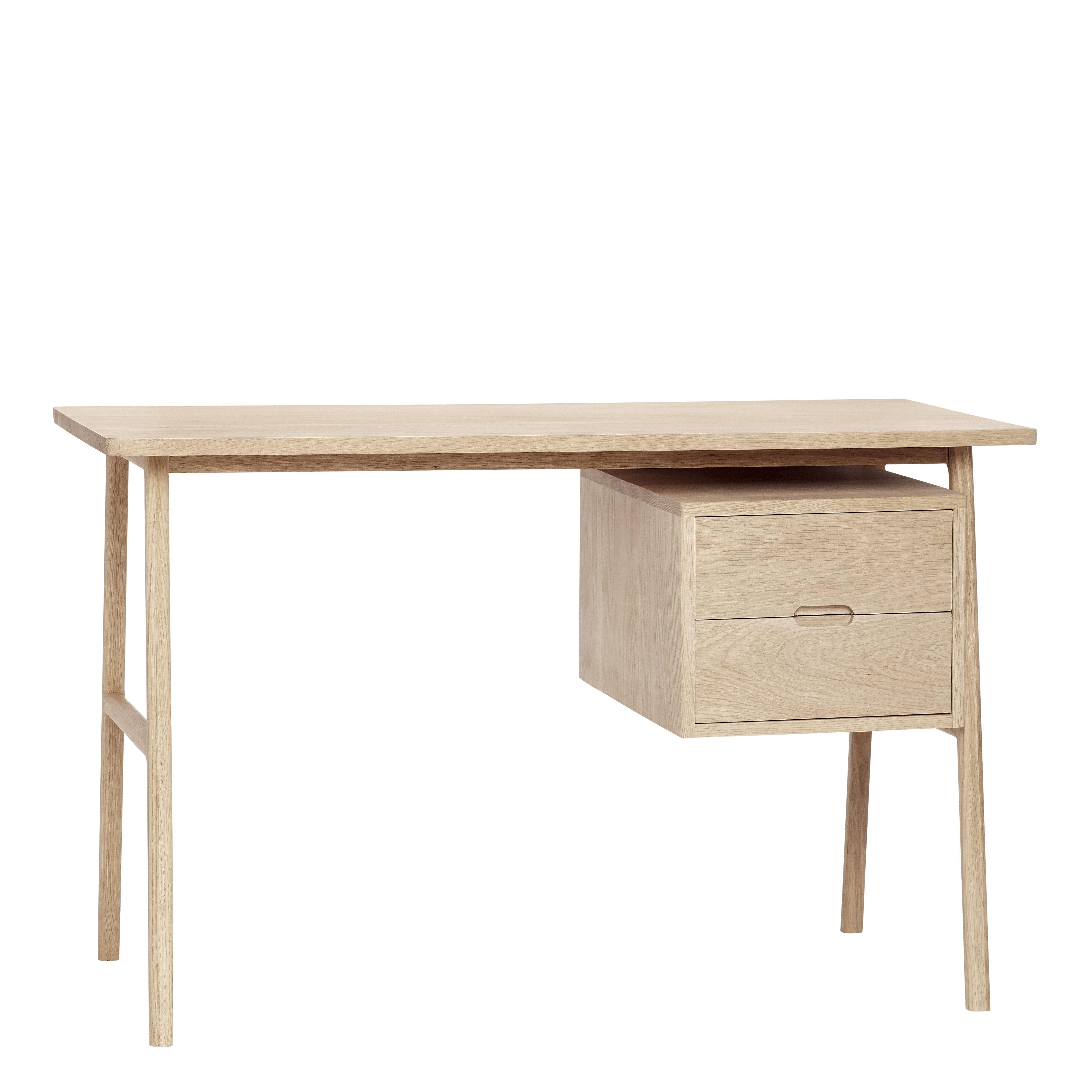 Hübsch Architect Desk M/zásuvky dubové fsc Natural