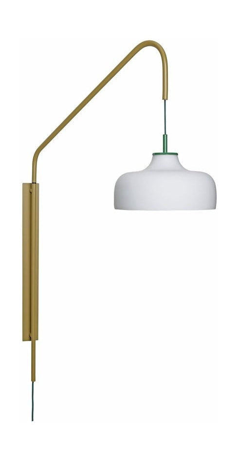 Hübsch proudová nástěnná lampa, zelená