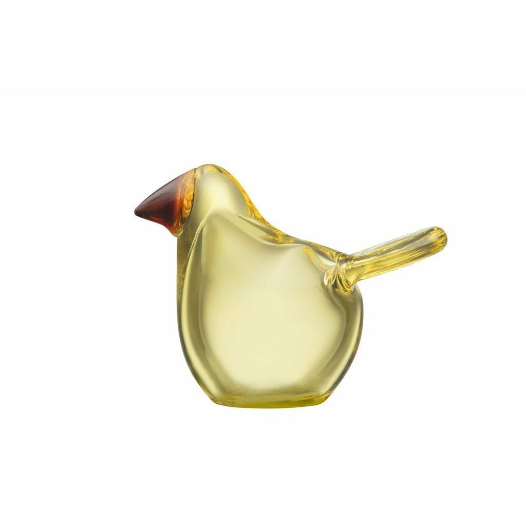 Iittala Birds od Toikka Flycatcher, citronová žlutá
