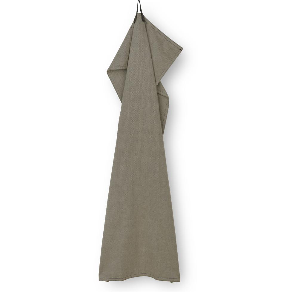 Juna Rå čajový ručník tmavě šedá, 50x110 cm