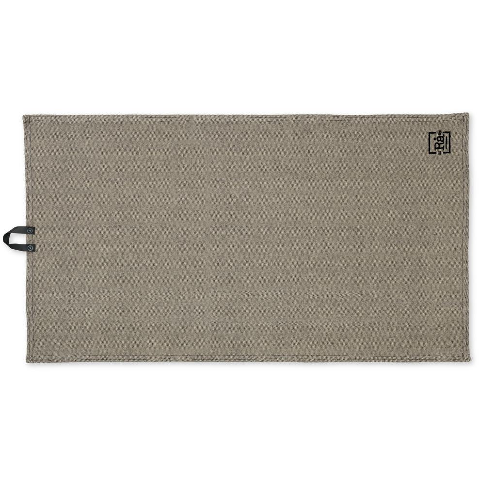 Juna Rå čajový ručník tmavě šedý, 50x90 cm