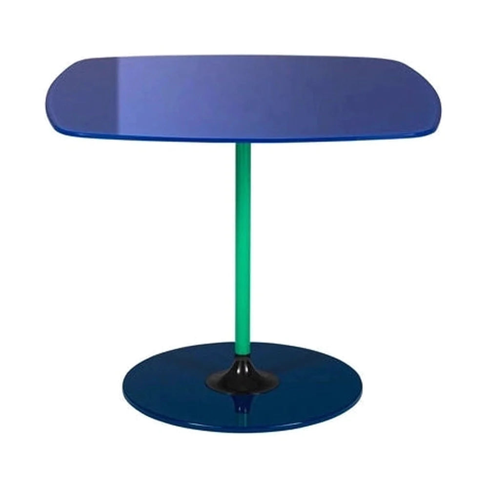 Kartell Thierry boční stůl nízký, modrý