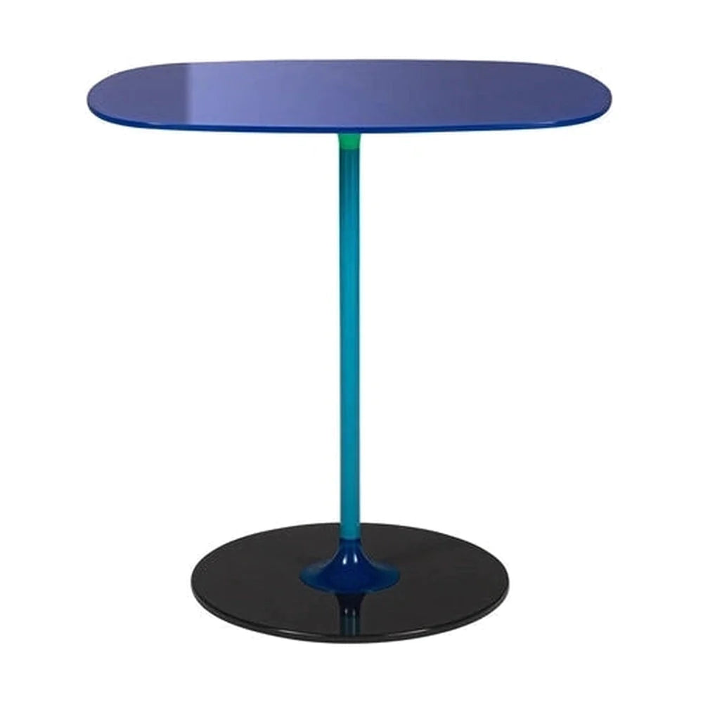 Kartell Thierry boční stůl vysoký, modrá