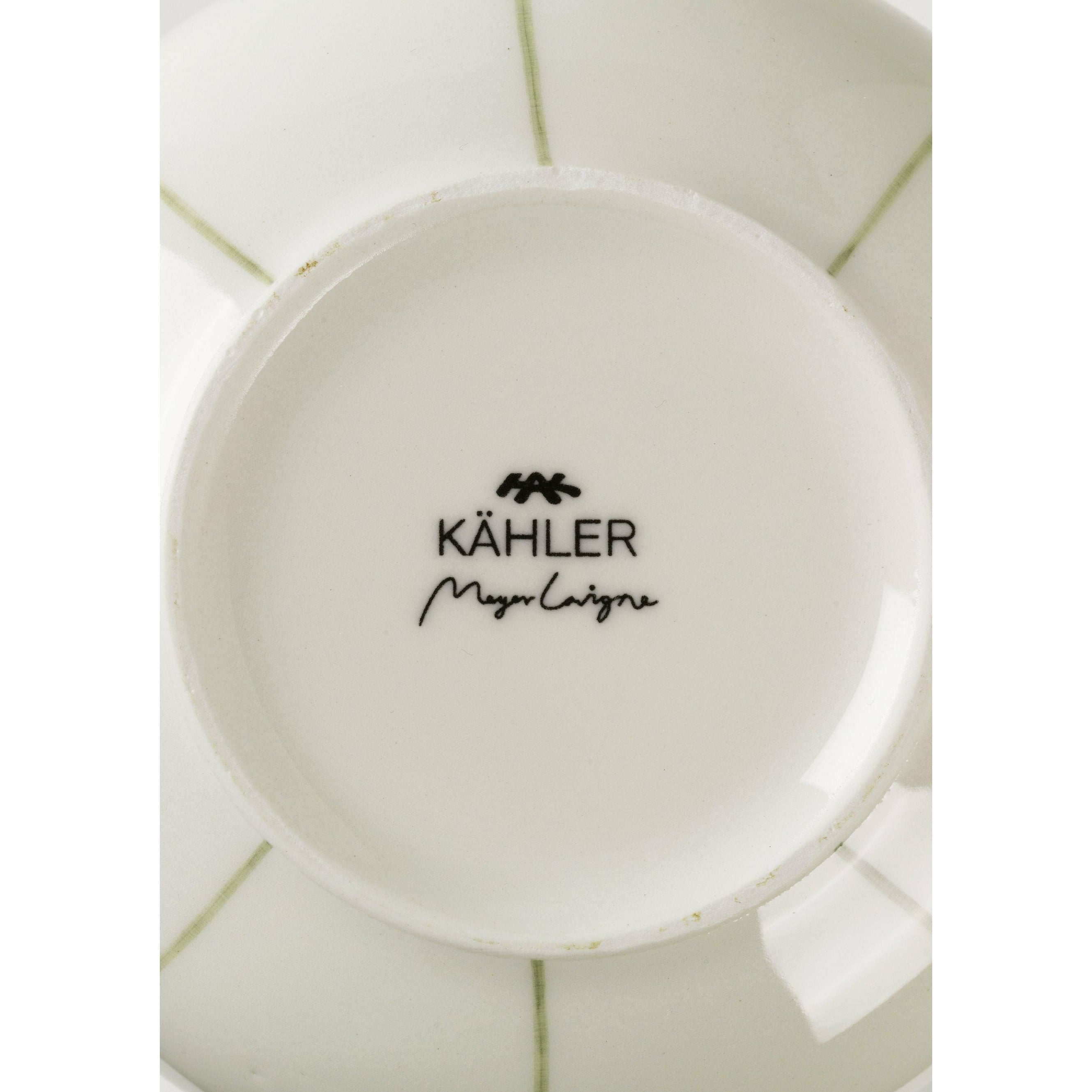 Kähler podpisová váza 20 cm, zelená