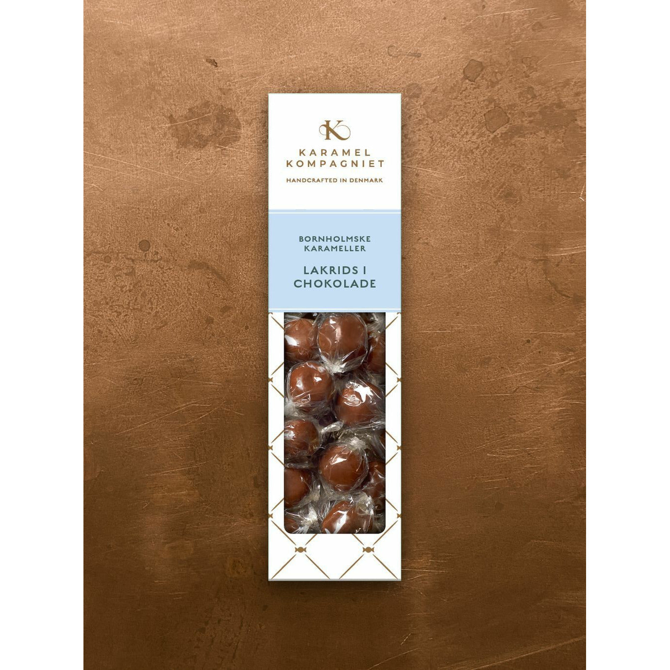 Karamel Kompagniet Caramels, lékořice v čokoládě 109g