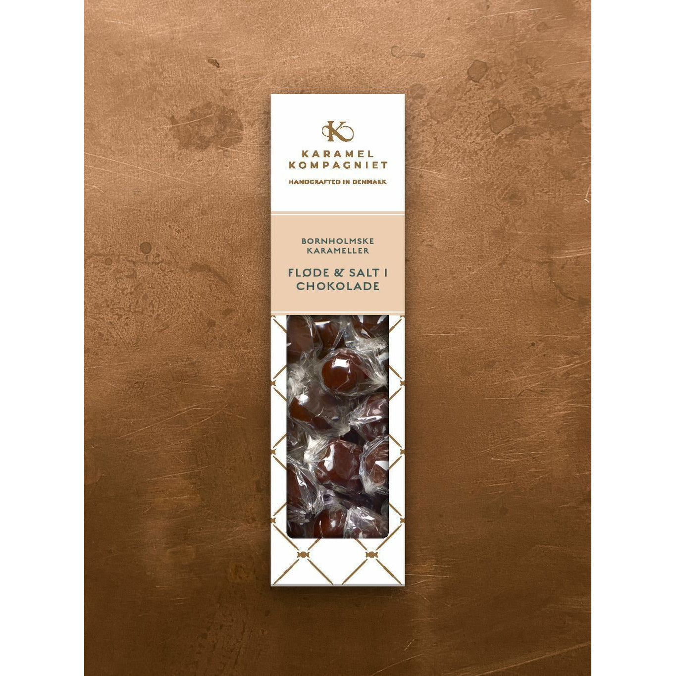 Karamel Kompagniet karamely, smetana a sůl v tmavé čokoládě 109g