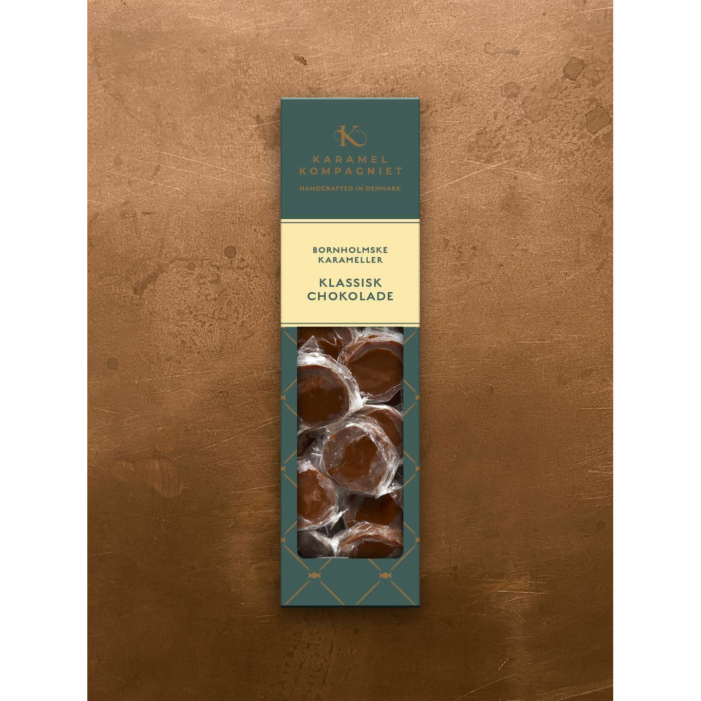 Karamel Kompagniet Caramels, klasická čokoláda 138G