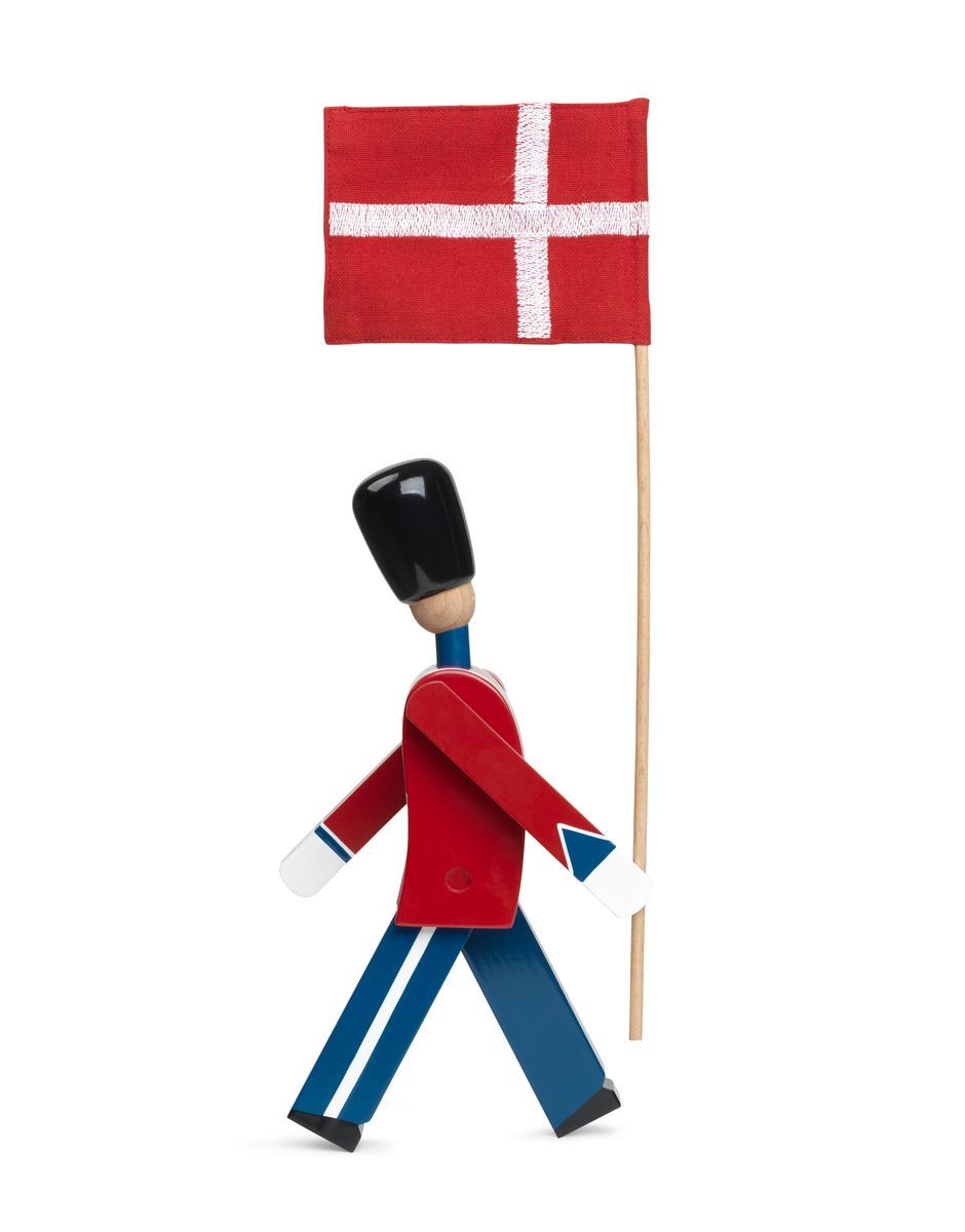 Kay Bojesen náhradní textilní vlajka pro malý standardní nositel (39482) červená/bílá