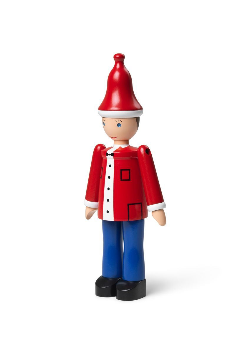 Kay Bojesen Christmas Boy "Ole" H17,5 cm červená/modrá/bílá
