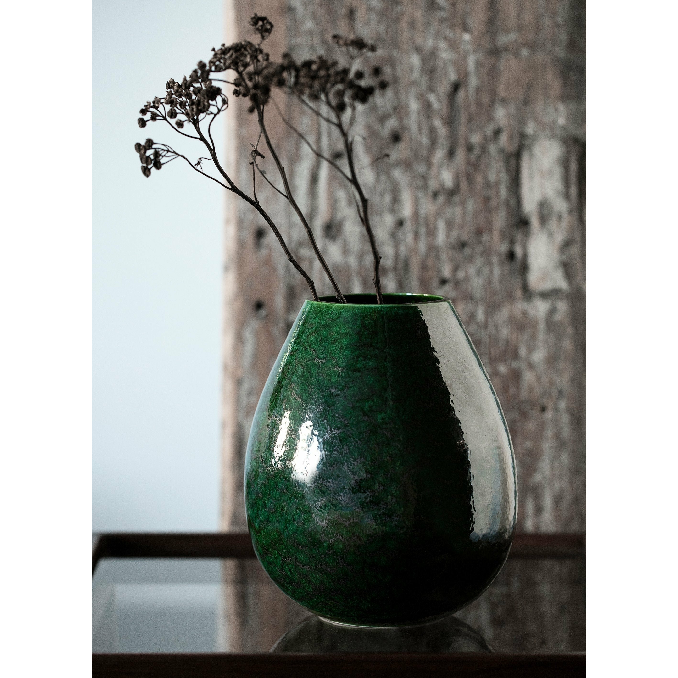 Klassik Studio Milo Drop Vase, Black