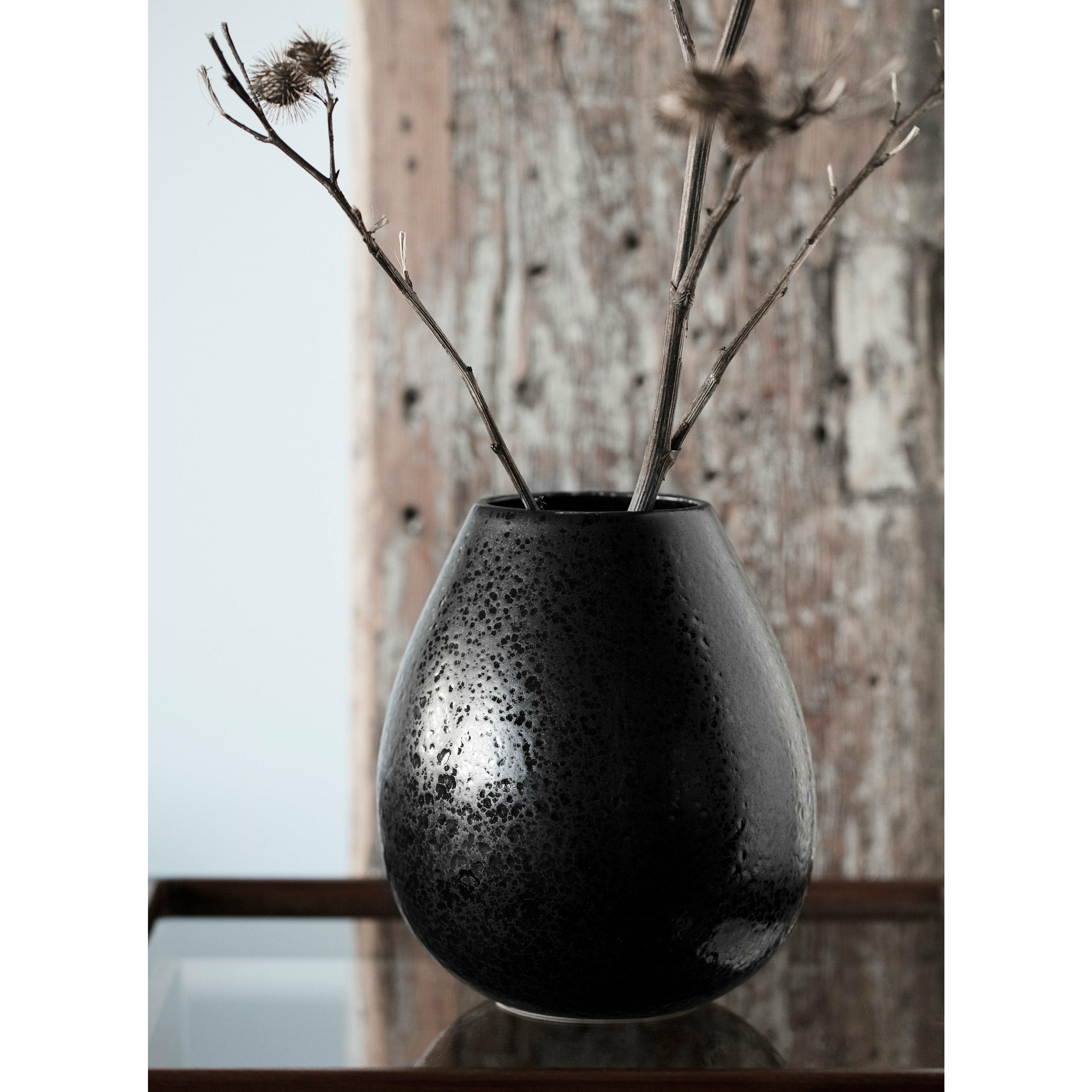 Klassik Studio Milo Drop Vase, černá
