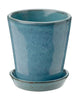 Knabstrup Keramik kultivační hrnec, zaprášená modrá