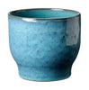 Knabstrup Keramik Flower Spanter Ø 12,5 cm, uzená modrá