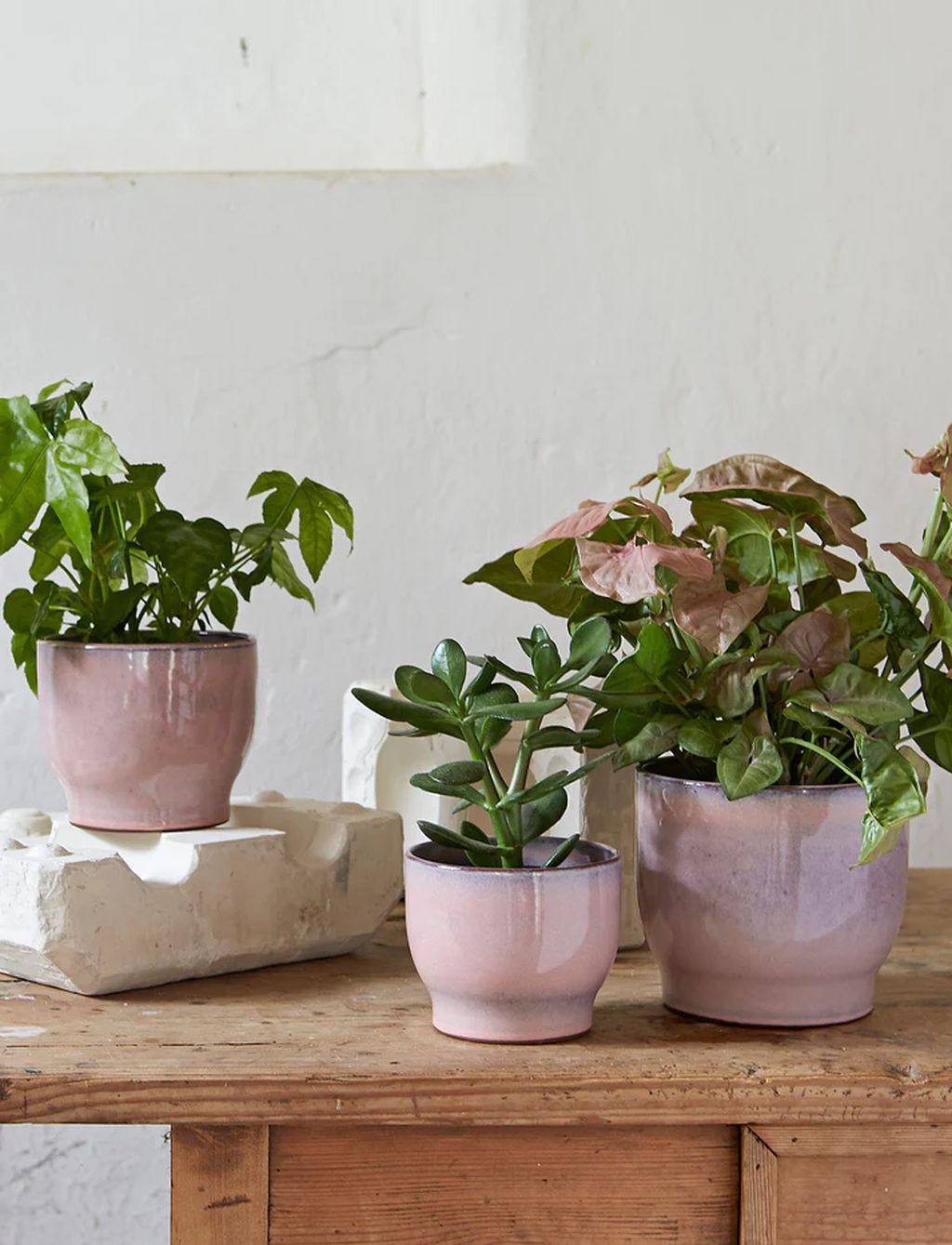 Knabstrup Keramik Flower Pot Ø 12,5 cm, růžový