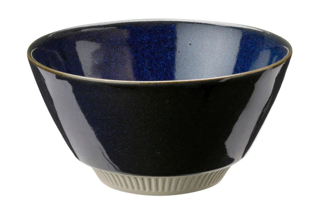 Knabstrup Keramik Colorit Bowl Ø 14 cm, tmavě modrá