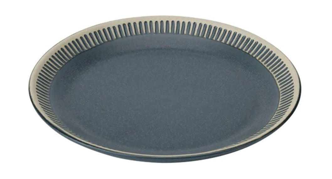 Knabstrup Keramik Colorit Plate ø 19 Cm, Dark Grey