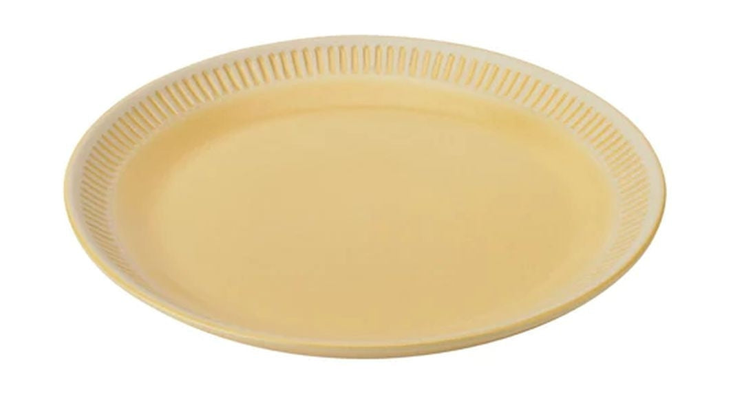 Knabstrup Keramik Colorit Plate Ø 19 cm, žlutá