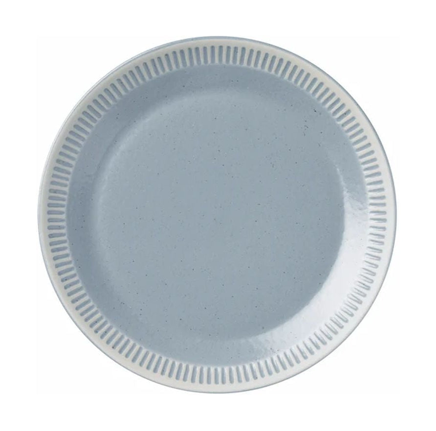 Knabstrup Keramik Colorit Plate Ø 19 cm, šedá