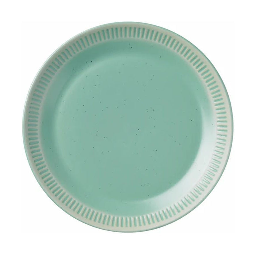Knabstrup Keramik Colorit Plate Ø 19 cm, světle zelená