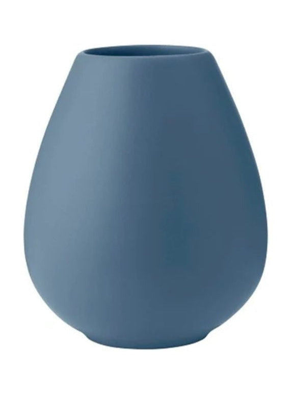 Knabstrup Keramik Earth Vase H 14 cm, zaprášená modrá