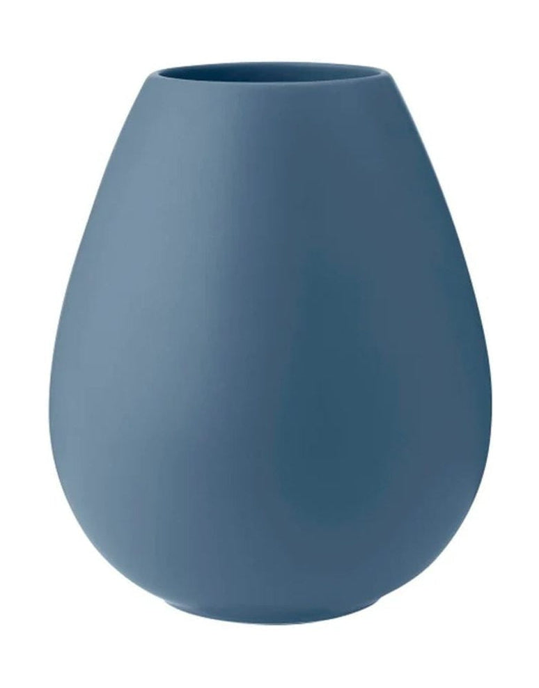 Knabstrup Keramik Earth Vase H 24 cm, zaprášená modrá