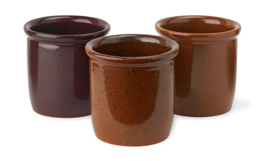 Knabstrup Keramik Pickle Pot Sada 3, 0,3 l