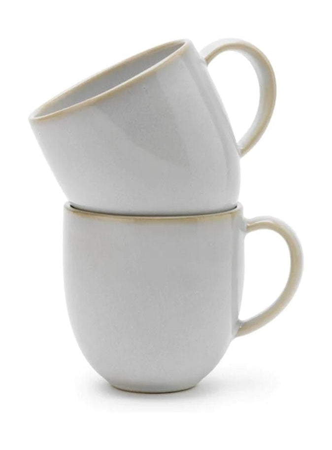 Knabstrup Keramik Tavola hrnek sada 2 300 ml, bílá