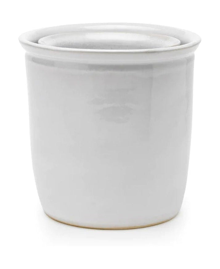 Knabstrup Keramik Tavola Pickle Pot Sada 2 4 l + 2 l, bílá