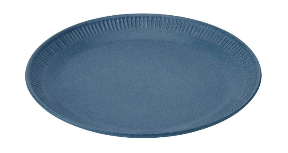 Knabstrup Keramik Plate Ø 19 cm, modrá