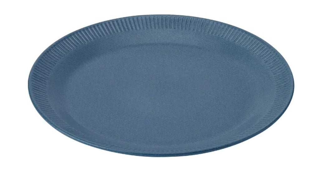 Knabstrup Keramik Plate Ø 22 cm, modrá
