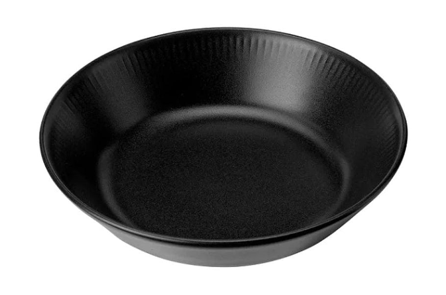 Knabstrup Keramik Plate Deep Ø 18 cm, černá
