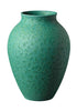 Knabstrup Keramik Vase H 20 cm, máta zelená