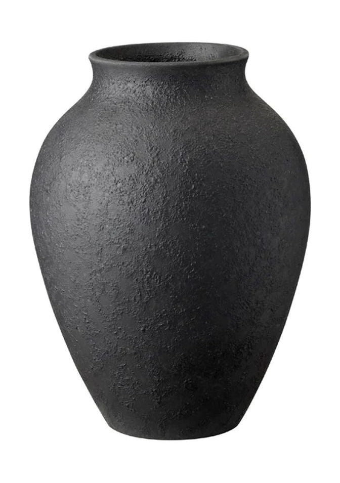 Knabstrup Keramik Vase H 20 cm, černá
