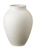 Knabstrup Keramik Vase H 20 cm, bílá