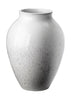 Knabstrup Keramik Vase H 20 cm, bílá/šedá