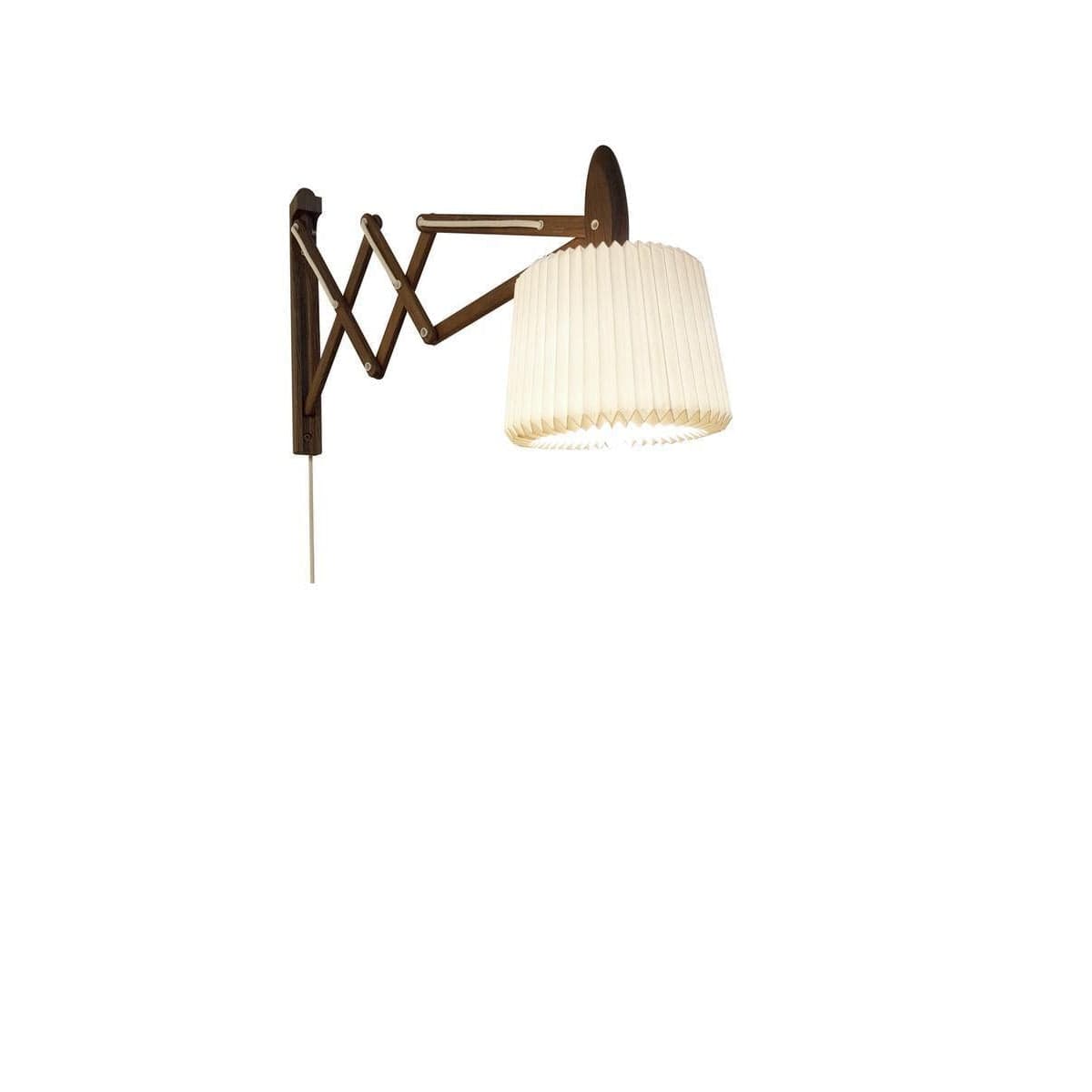 Le Klint Sax Wall Lamp 223, hedvábná bílá