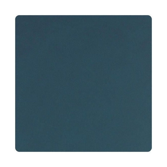 Lind DNA Square Glass Coaster Nupo Leather, tmavě modrá