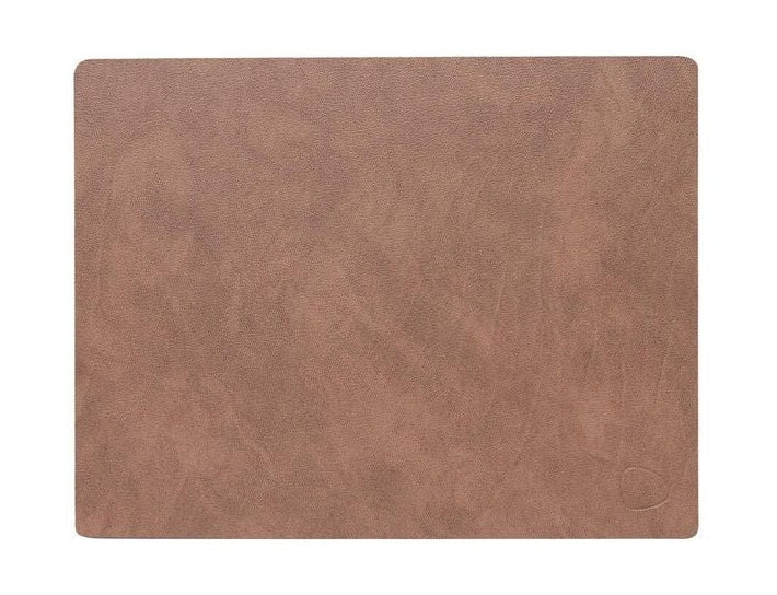 Lind Dna Square Placemat Nupo Leather M, Brown