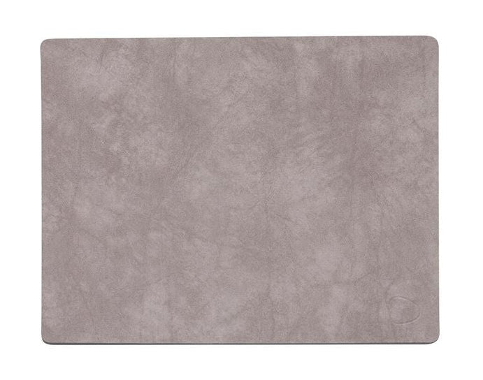 Lind DNA Square Placemat Nupo Leather M, Nomad Grey