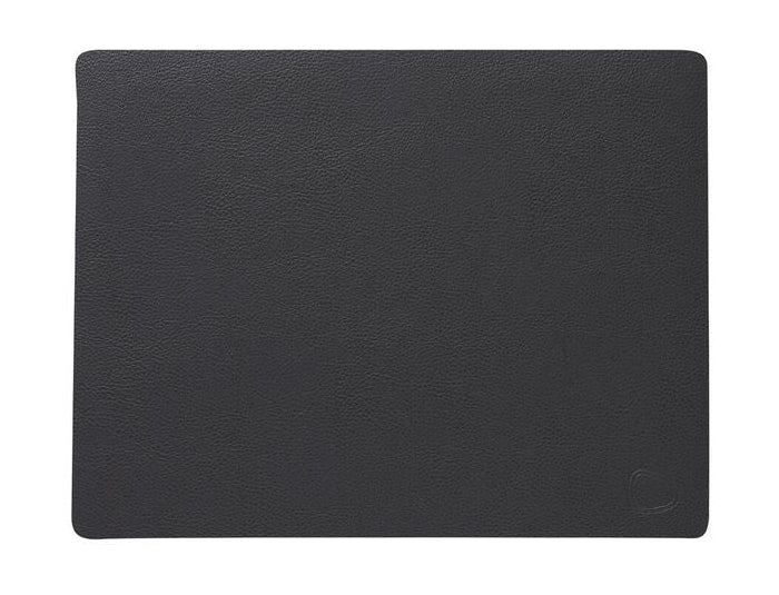 Lind DNA Square Placemat Serene Leather M, antracit
