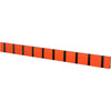 Horizontální stojan na kabát lokality 10 háčků, horký oranžový/černý