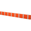 Horizontální stojan na loca knax 8 háčků, horký oranžový/šedý
