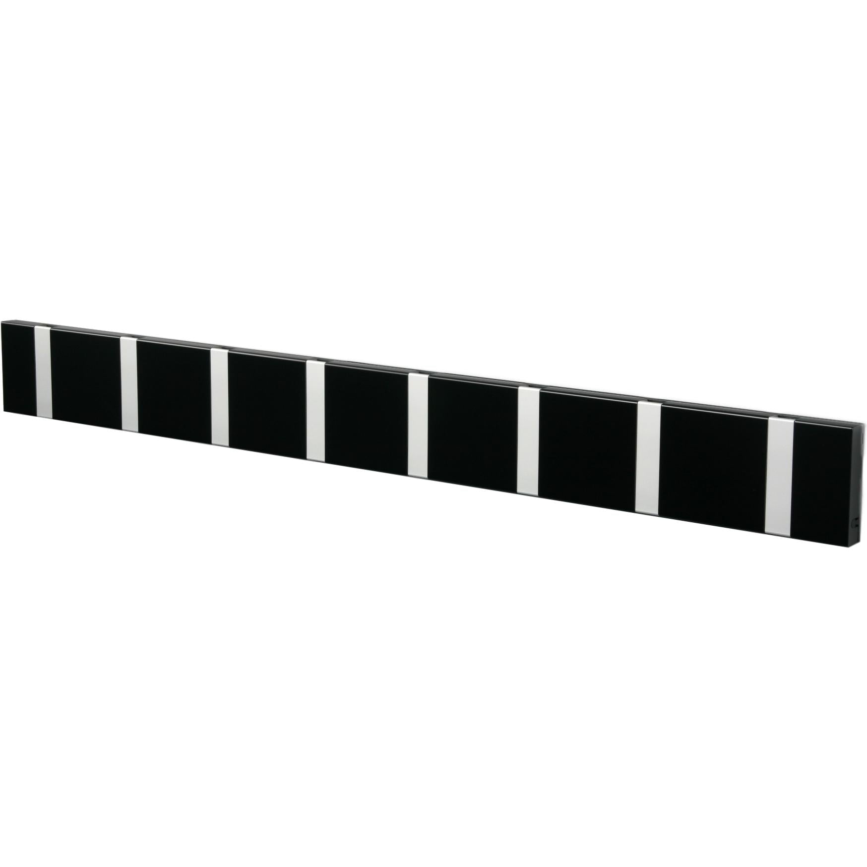 Horizontální stojan na loca knax 8 háčků, černá/šedá