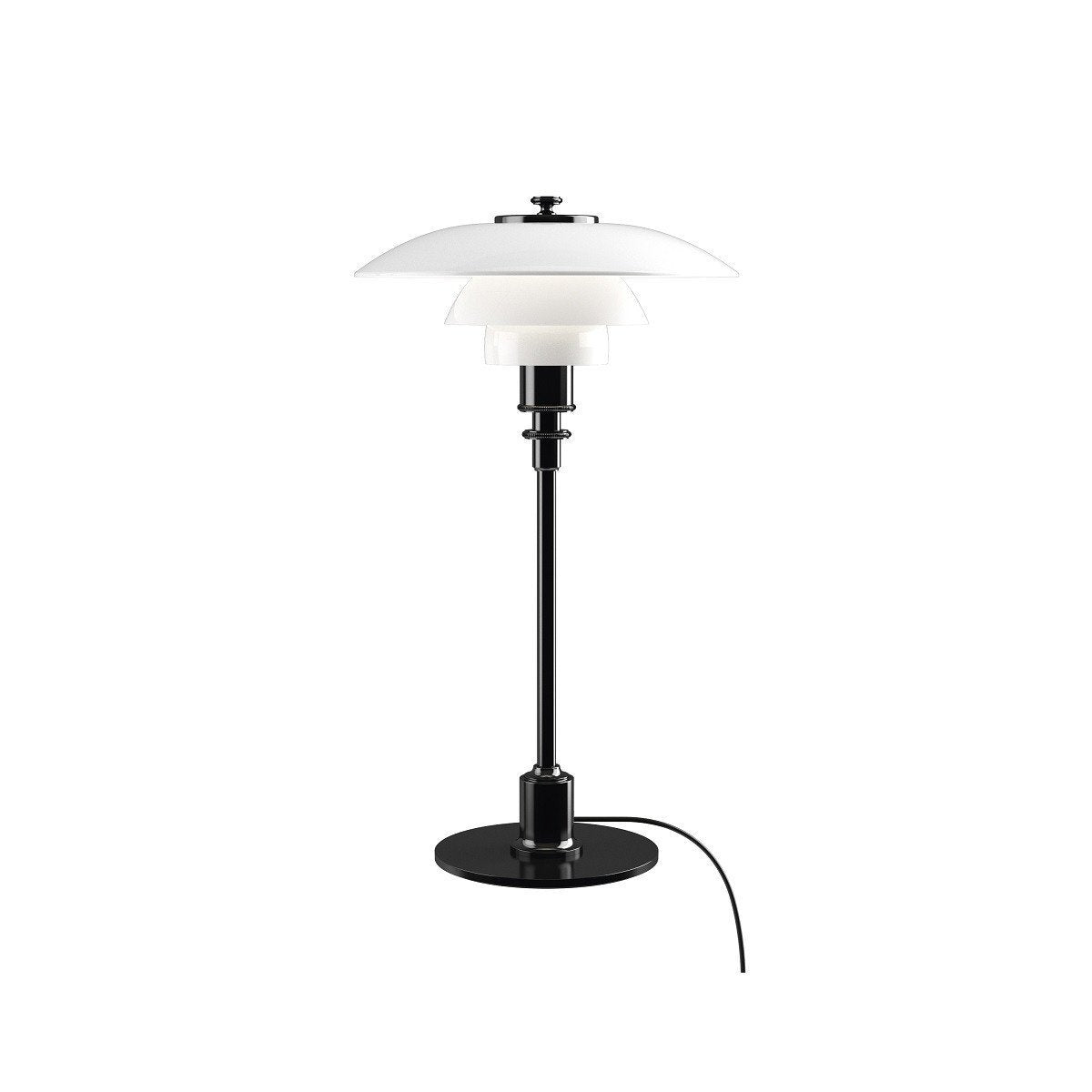 Louis Poulsen PH 2/1 stolní lampa, černá metalizovaná